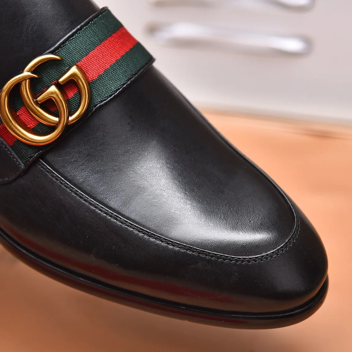 Men's shoes💰540📛📛Original (water-dyed cowhide) Gucci GUCCI official website formal shoes🌀 Italian🇮🇹imported cowhide➕top imported water-dyed cowhide lining💋Finely handmade original bottom, the real thing looks better when photographed in person Standard size 38-44